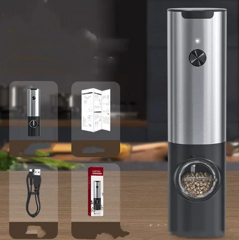 Nyvellum K2 Electric Pepper Grinder — USB Rechargeable